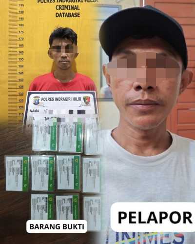 Polres Inhil Berhasil Amankan Pelaku Penipuan Pembuatan Kartu Indonesia Sehat Palsu