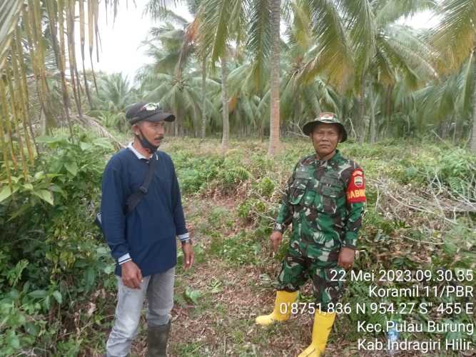 Sertu Wisnu konsisten Amati Titik karhutlah