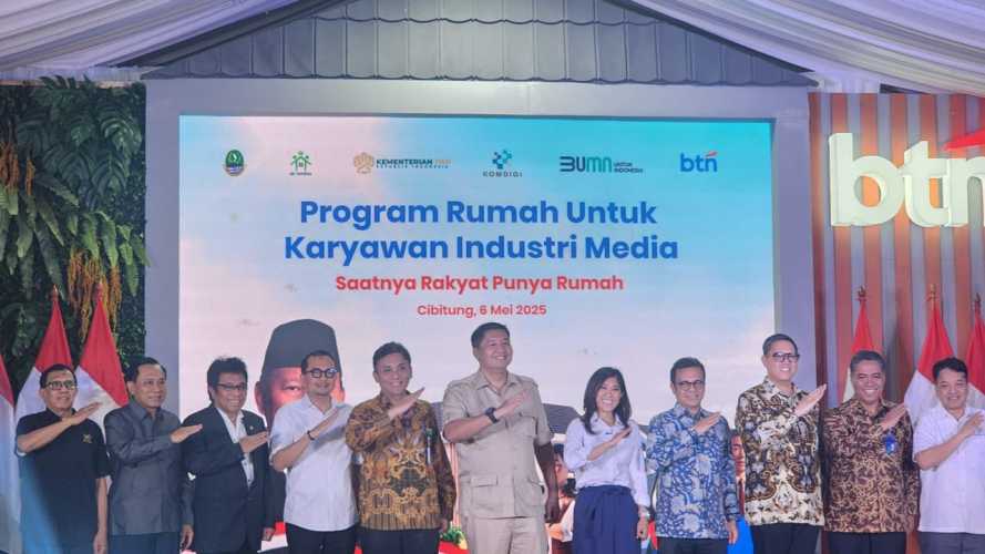 Ketua Umum PWI pusat Hendry Ch Bangun, Wartawan Agar Manfaatkan Program Rumah Subsidi