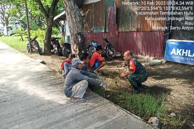 Sertu Anton Himbau Preman Pengangguran Miliki Kegiatan Positif