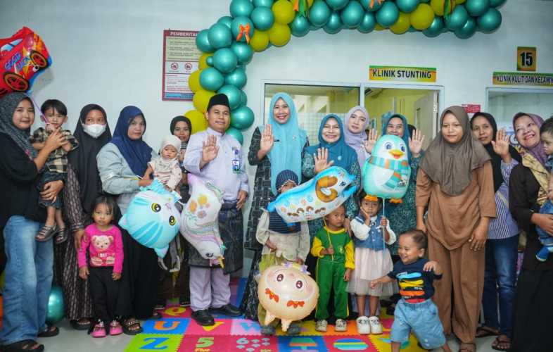 Direktur RSUD Puri Husada Dampingi Wabup Inhil Resmikan Poliklinik Stunting