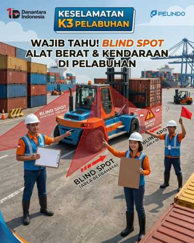Waspada Blind Spot, Pelindo Tembilahan Serukan Kewaspadaan di Area Operasional