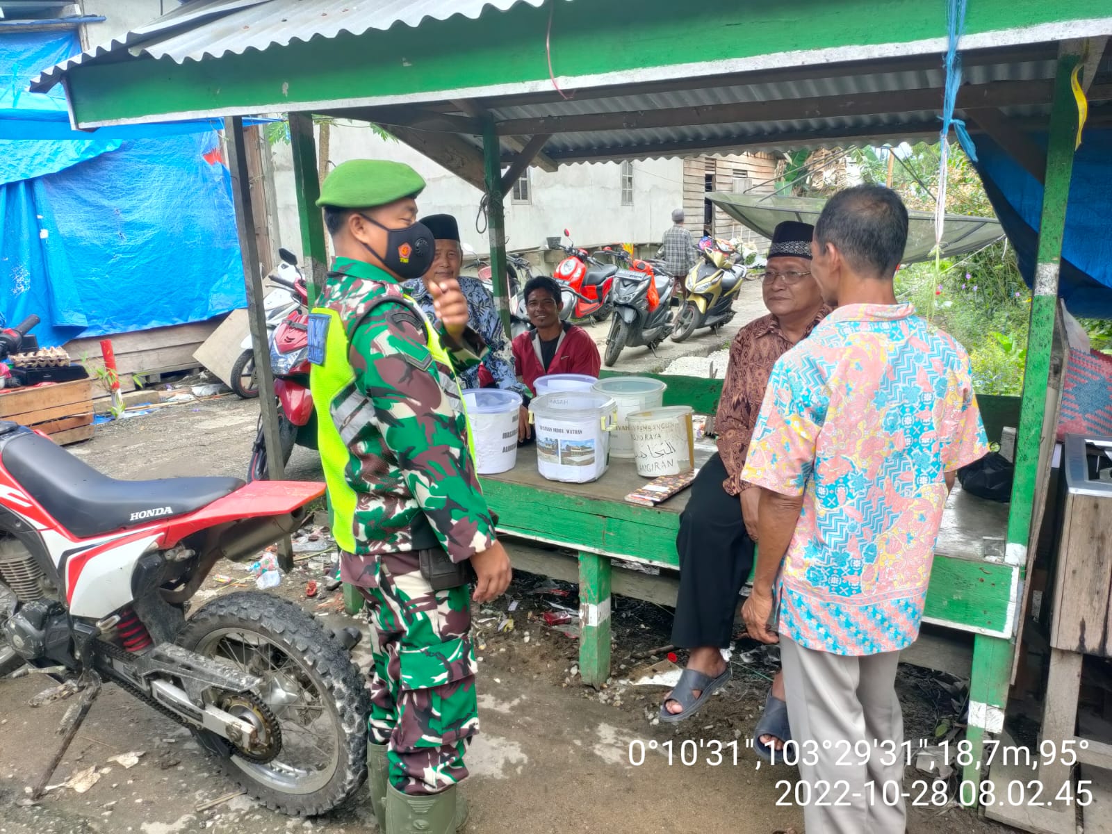 Serda Dodi Eka Putra Babinsa Koramil 10/Pelangiran Tularkan Rasa Empati