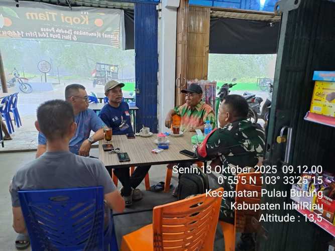 Babinsa Koramil 11/Pulau Burung Lakukan Rekonsiliasi Sosial untuk Perkuat Hubungan dengan Warga Binaan