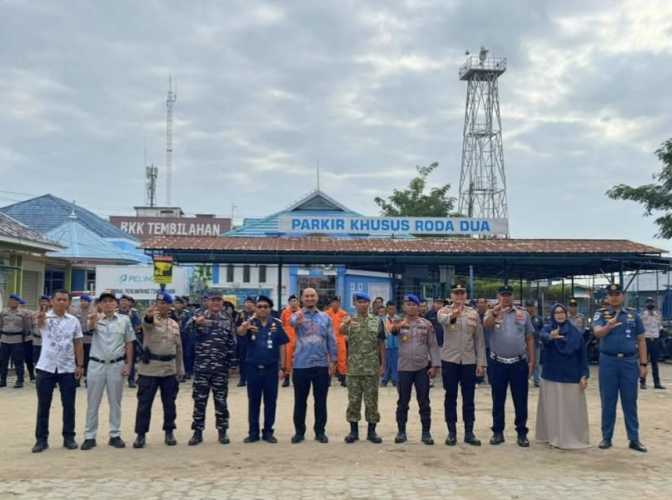 Apel Siaga Kesiapan Angkutan Laut Lebaran 2026 di Pelabuhan Tembilahan