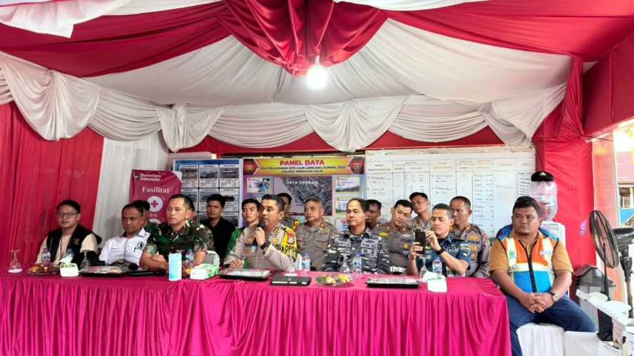 GM Pelindo Regional 1 Tembilahan Diwakili Jubel Herman Sianipar Ikuti Vicon Pengamanan Natal 2025