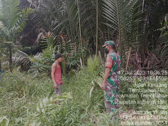 Serda Oky Candra ajak warga lakukan patroli karlahut