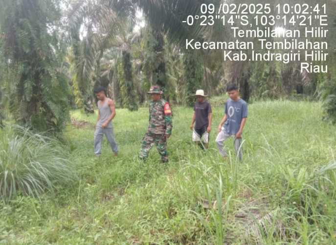 Serma Nurhadi Lakukan Patroli Intensif Cegah Penyebaran Hotspot