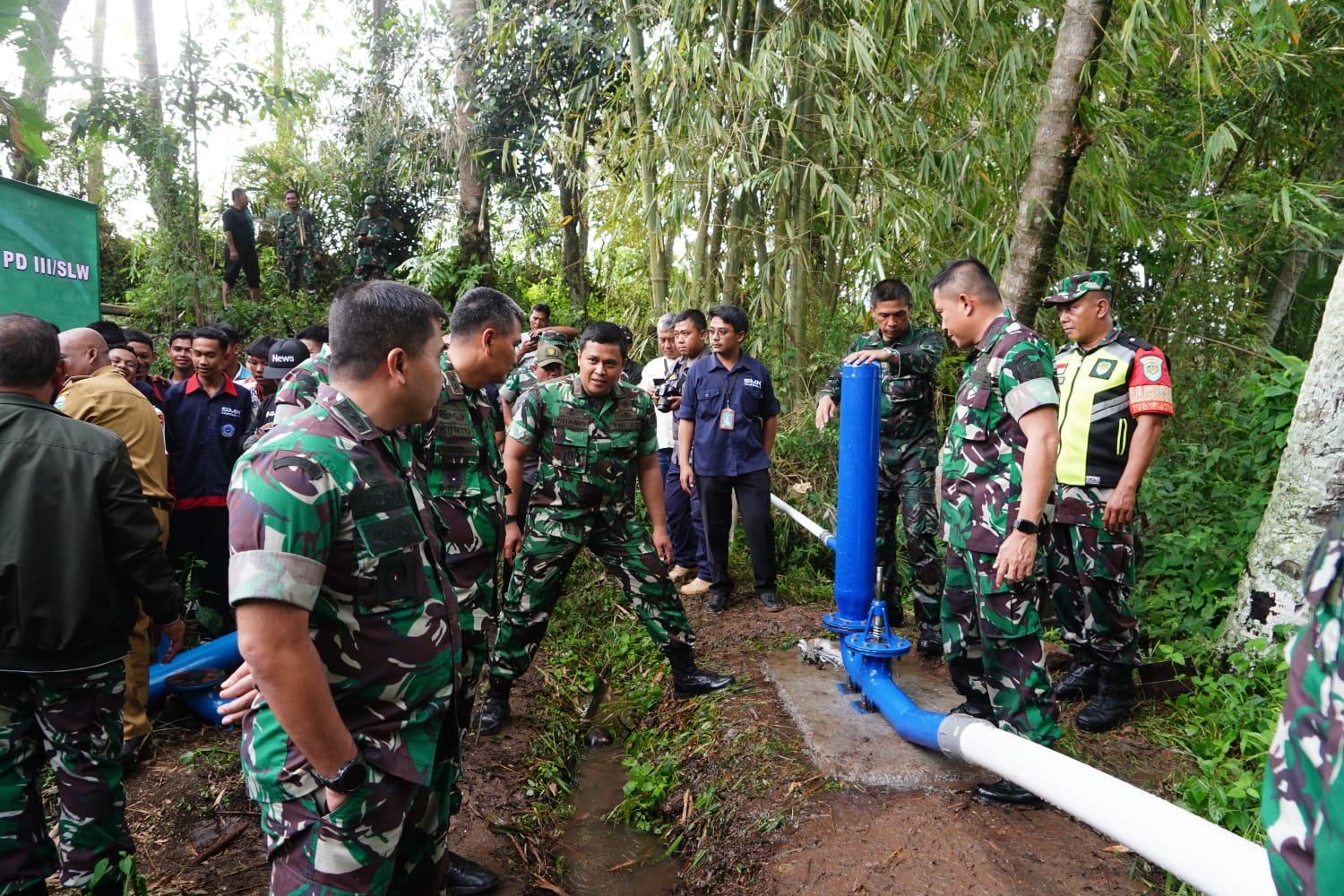 Pangdam III/Siliwangi Tinjau Aplikasi Penggunaan Pompa Hidram di Garut