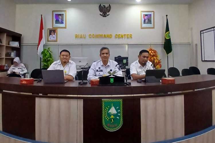 Pemprov Riau dan Satranas PK KPK Bahas Percepatan Penyelesaian Rencana RTRW