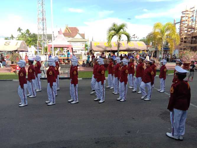 Ikuti Lomba di Polda Riau, Polisi Cilik dari Polres Inhil Mantapkan Latihan