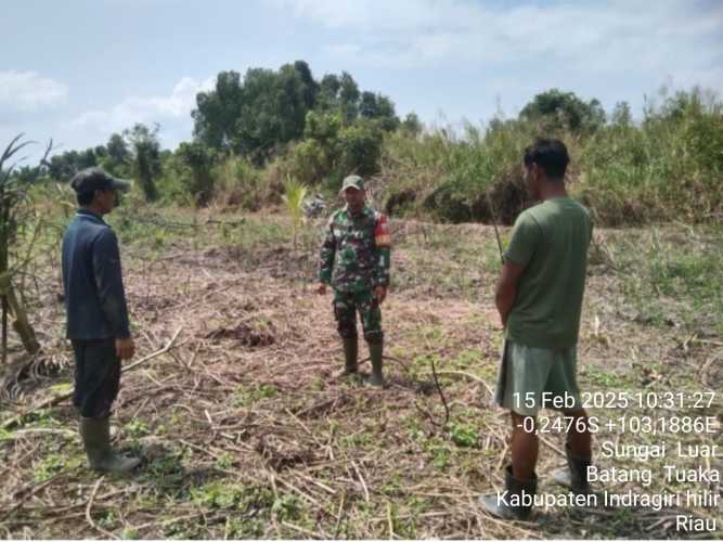 Serda Safrijon Jalankan Patroli Sebagai Upaya Preventif di Musim Kemarau
