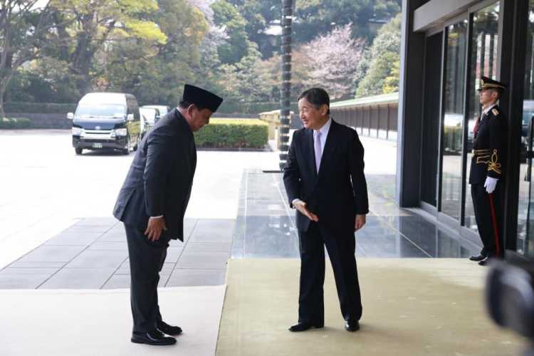 Hangat di Istana Kekaisaran, Presiden Prabowo dan Kaisar Naruhito Pererat Persahabatan Indonesia-Jepang