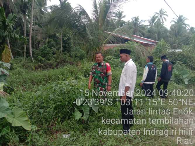 Sertu M. Yasin Perhatikan Kondisi Karhutlah di Wilayah Binaan