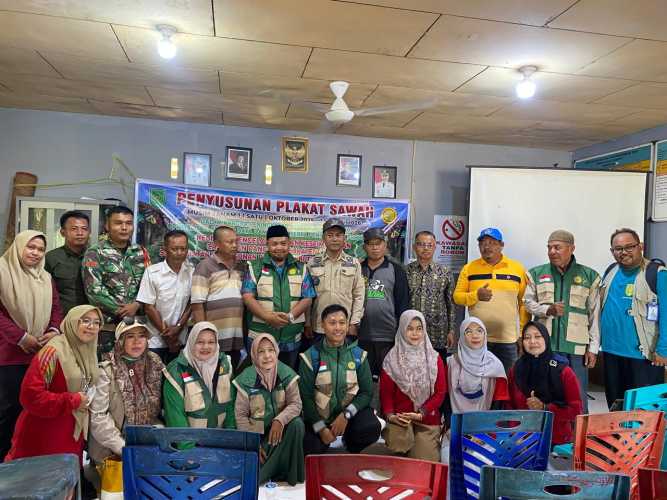 Dinas Pertanian Inhil Luncurkan SIPANTAS, Dorong Penataan Sawah Serentak Berbasis Data dan Plakat Identitas