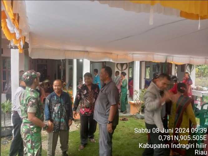 Babinsa Pulau Burung Membina Silaturahmi Lebih Erat Lagi