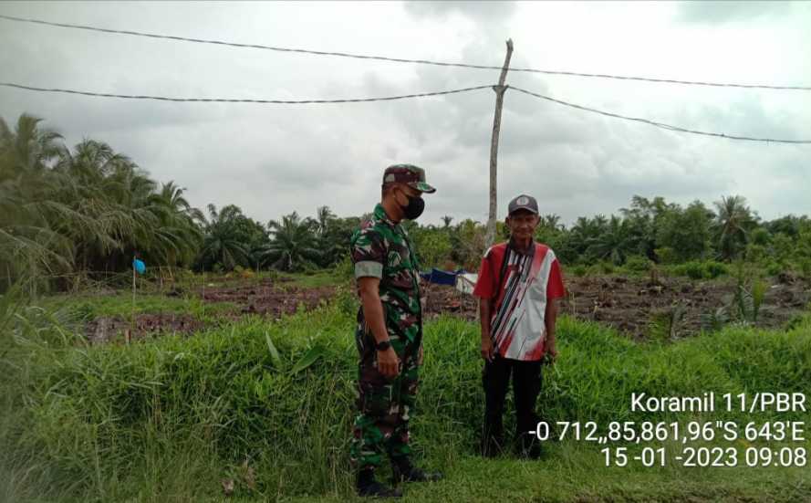 Babinsa Bekali Pengetahuan Antisipasi Karhutlah