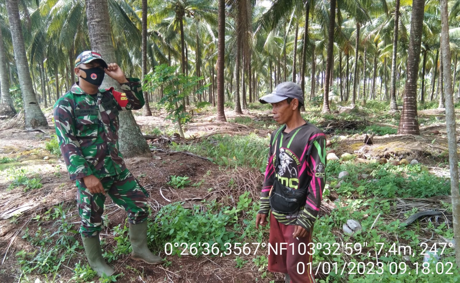 Serda Siswanto Memulai Patroli di Pembukaan Tahun