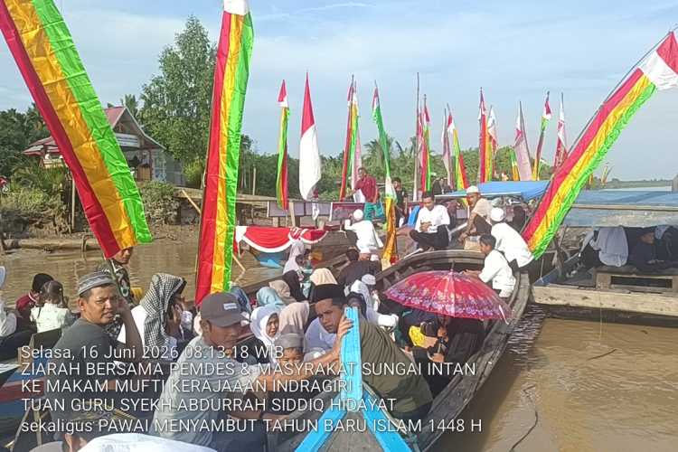 Sambut Tahun Baru Islam, Pemdes Sungai Intan Prakarsai Ziarah Akbar