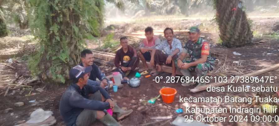 Sertu Nasir Siagian Gelar Puanter Temu dan Lapor Cepat