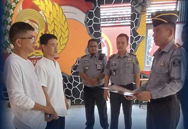 Dua Warga Binaan Lapas Tembilahan Terima Remisi Khusus Waisak 2569 BE/2025 M