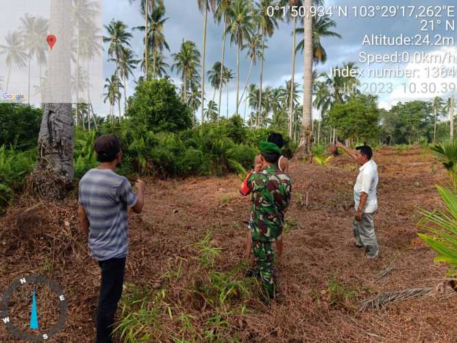 Serma H.Situmorang Lakukan Patroli Karhutlah Terhubung