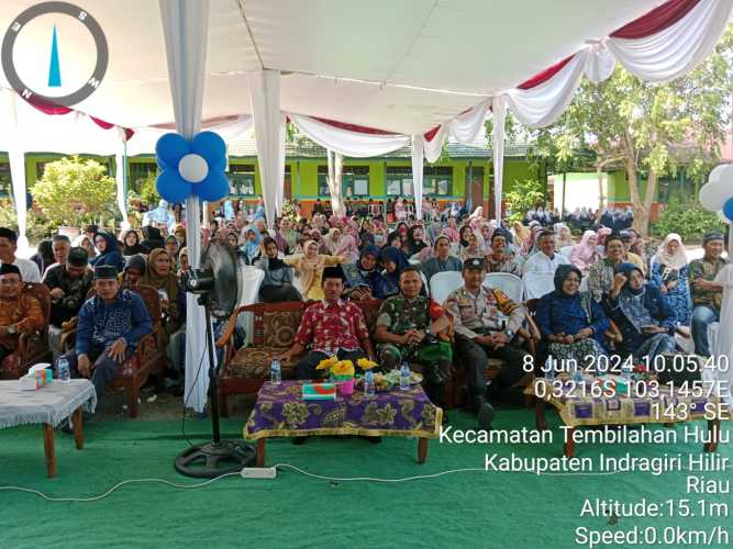 Babinsa Tembilahan Hulu Hadiri  Perpisahan Siswa/ i Kelas IX SMPN 2