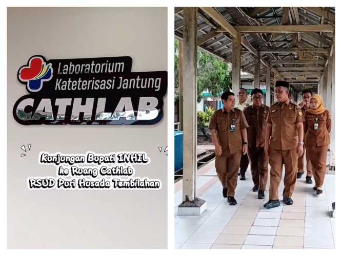 Pelayanan Jantung Semakin Prima, Bupati Inhil Tinjau Langsung Ruang Cathlab RSUD Puri Husada Tembilahan