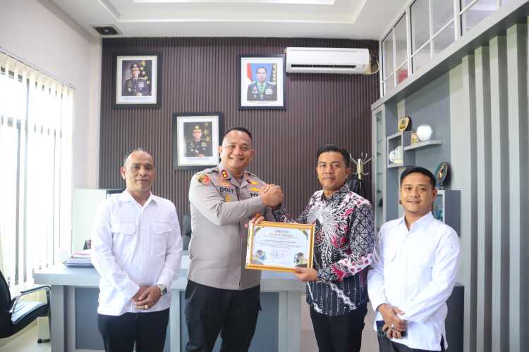 Audiensi Bawaslu Kabupaten Batu Bara dengan Kapolres Batu Bara