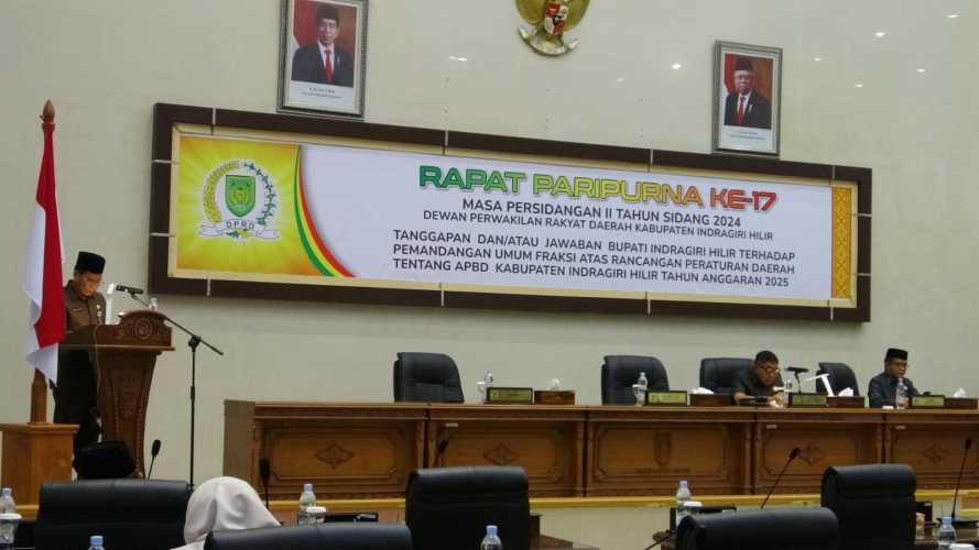 DPRD InhiI Gelar Rapat Paripurna ke-17 Masa Persidangan II