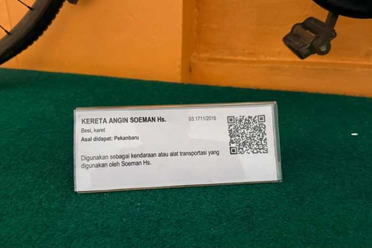 Penampakan Kereta Angin Soeman Hs, Daya Tarik Unik Museum Sang Nila Utama