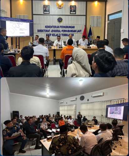 KSOP Kelas IV Tembilahan Gelar Sosialisasi SOP Pemanduan dan Penundaan Kapal