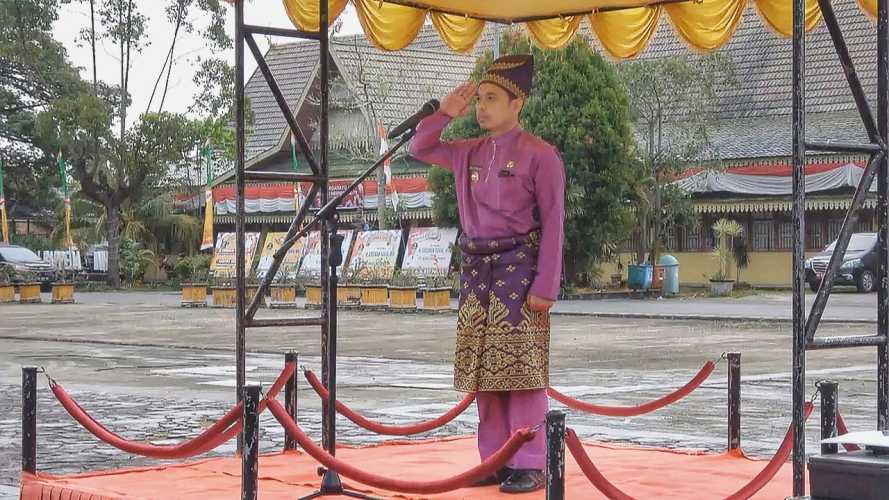 Erisman Yahya Pimpin Apel Perdana Sebagai PJ Bupati Inhil