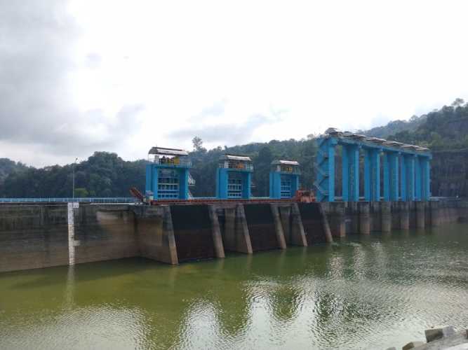 Update Waduk PLTA Koto Panjang, Elevasi Bertambah, Debit Air Terus Dipantau