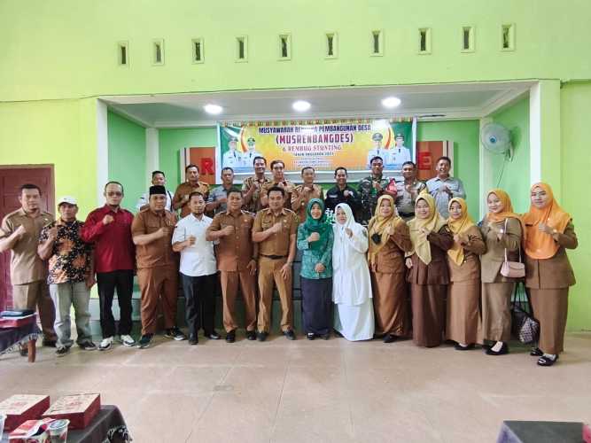 Pemdes Pulau Palas Gelar Musrenbangdes Tahun Anggaran 2027 dan Rembuk Stunting