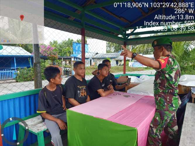 Babinsa Halau Remaja dari Pengaruh Narkoba