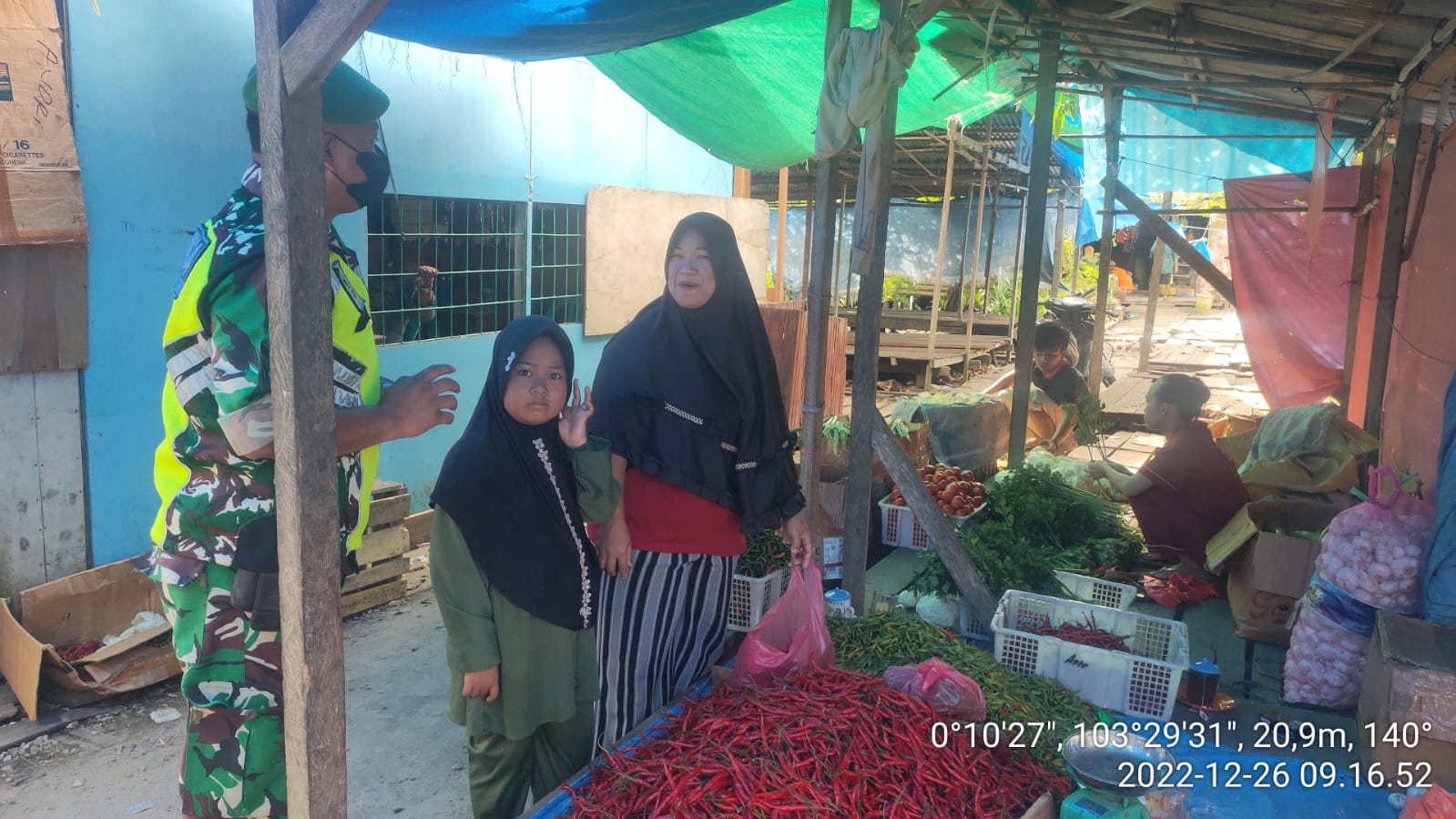 Serda Candra Bastian Terus Perketat Mobilitas Pasar Kelurahan