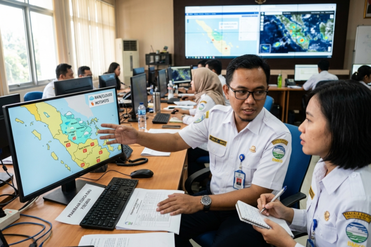 BMKG Prediksi Cuaca Riau Cenderung Cerah Berawan, Hujan Tak Merata pada Dini Hari