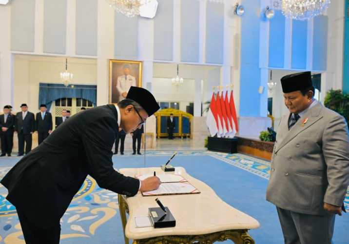 Langkah Reformasi BUMN: Presiden Prabowo Lantik Kepala dan Wakil Kepala Badan Pengaturan Badan Usaha Milik Negara