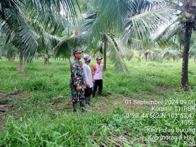 Serda Hendra Kardi Lakukan Pengawasan Lahan Secara Berkala