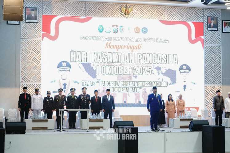Kajari Batu Bara Hadiri Upacara Hari Kesaktian Pancasila 2025, Bupati Tegaskan Pancasila Perekat Bangsa