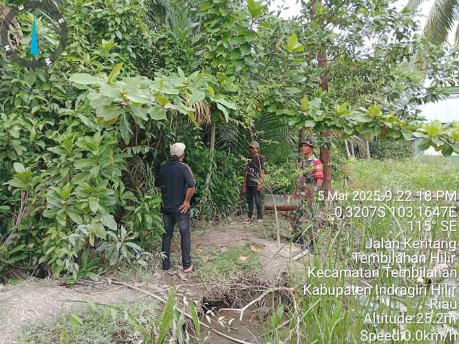 Serda Ronald Manalu Proaktif mengantisipasi potensi kebakaran di Bulan Ramadhan