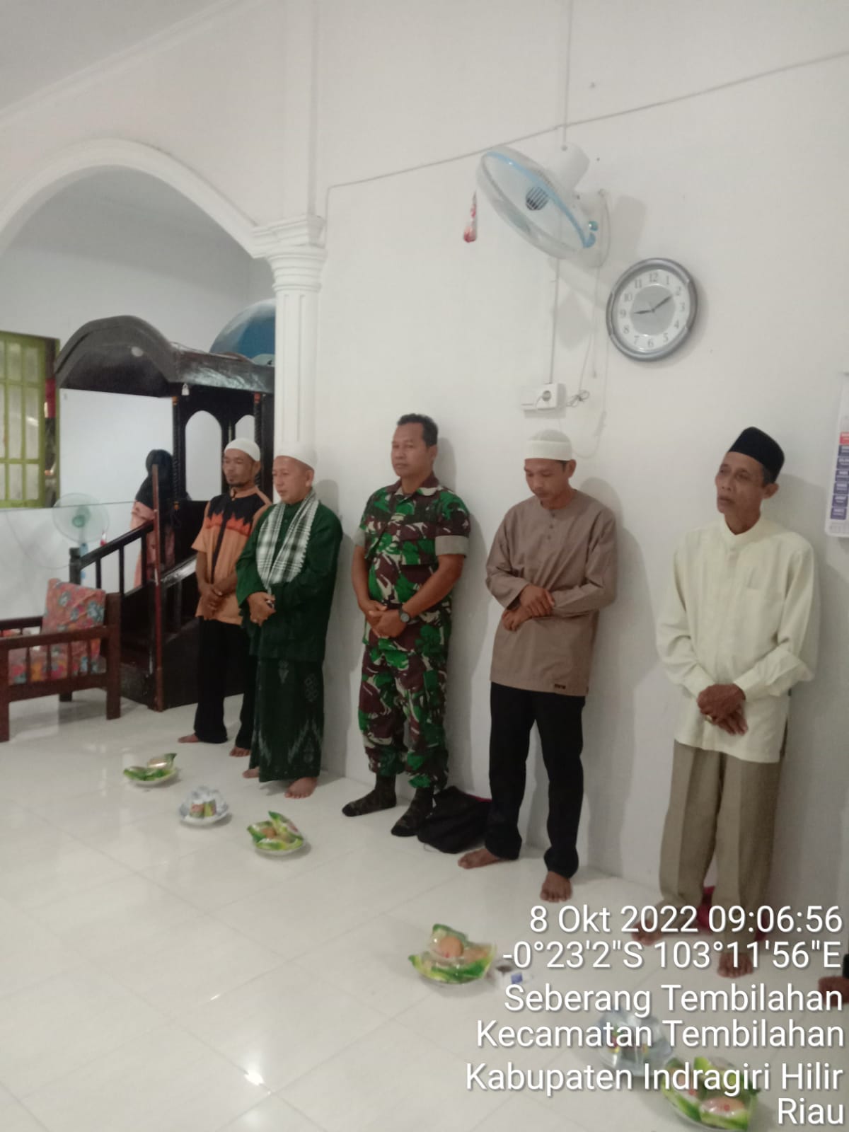 Sertu M.Yasin Babinsa Koramil 01/Tembilahan Menghadiri Kegiatan Keagamaan