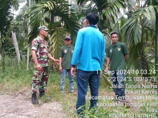 Serka Masri Terus Gempur Wilayah Binaan dengan Sosialisasi Karhutlah