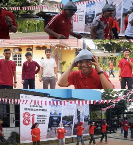 Semarak HUT ke-81 RI, KPPBC TMP C Tembilahan Perkuat Kebersamaan dan Persaudaraan