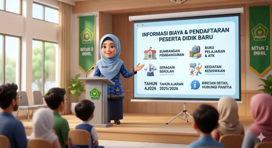 Tanggapan Kepala MTsN 2 Indragiri Hilir Terkait Pemberitaan Biaya Masuk Peserta Murid Baru Tahun 2026