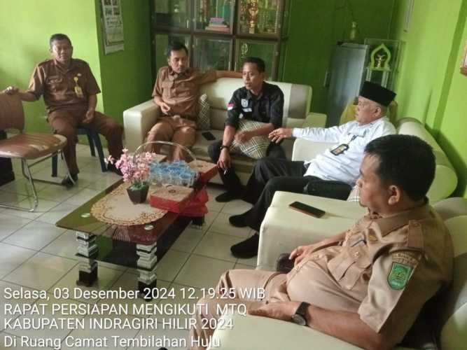 Kades Sungai Intan Bersama LPTQ Kecamatan Gelar Rapat Persiapan MTQ Tingkat Kabupaten