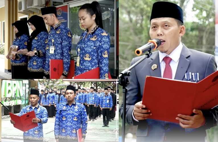 Peringatan Hari Sumpah Pemuda ke-97 di Kantor Pertanahan Kabupaten Indragiri Hilir,Momentum Memperkuat Semangat Persatuan dan Gotong Royong