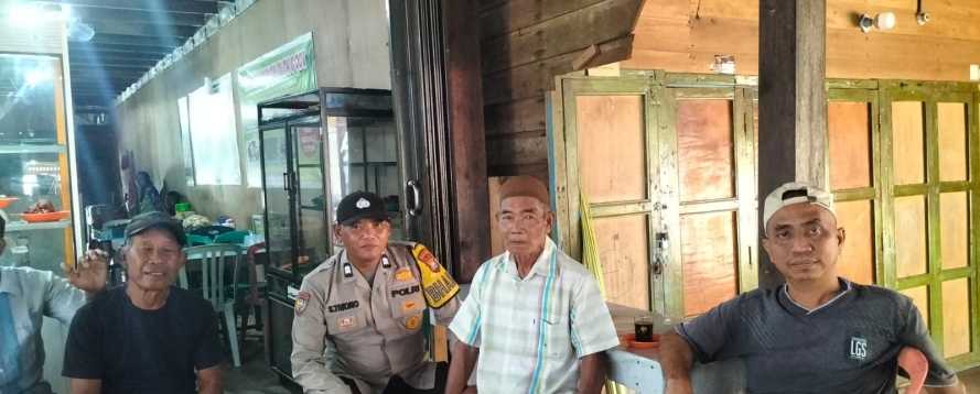 Bhabinkamtibmas Desa Bakau Aceh Koordinasi Pendataan Lahan Jagung Dukung Program Swasembada Pangan