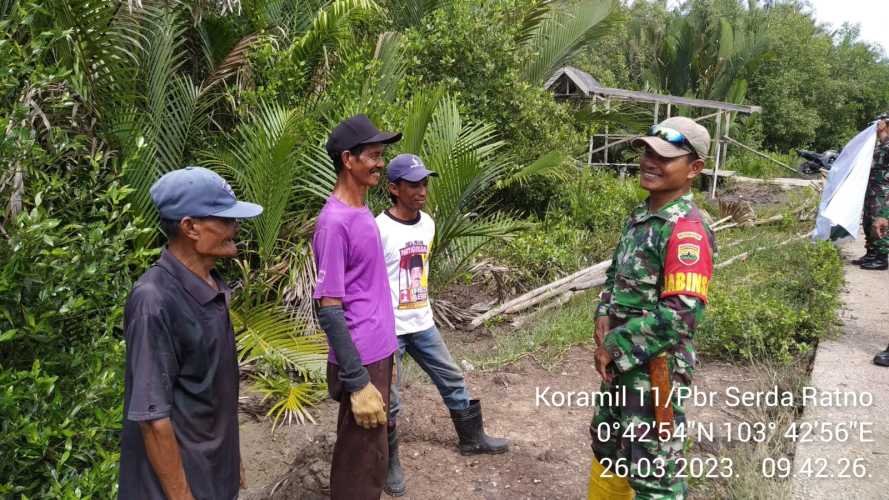 Serda Ratno Bangun Koordinasi dengan Sahabat Karib Karhutlah